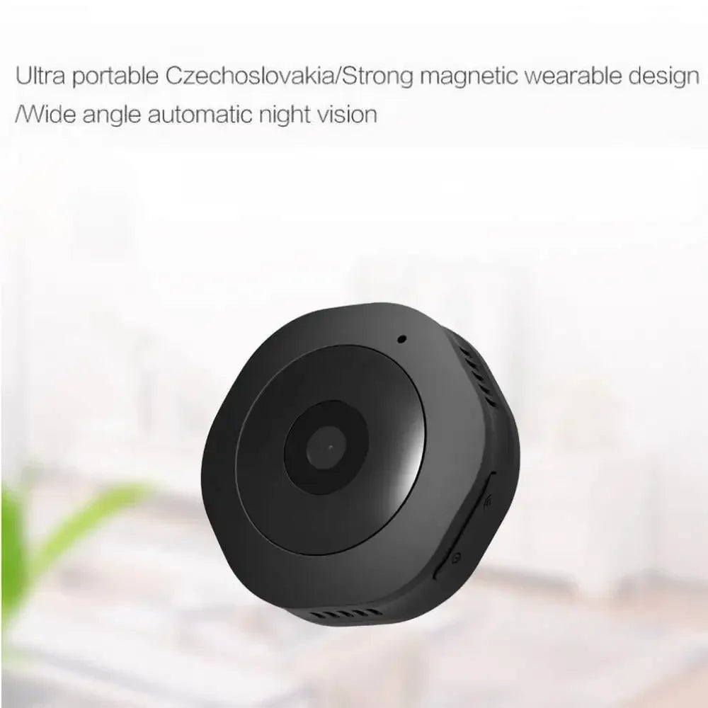 VoltZen™ Ultra 4K Mini WiFi Security Cam – Smart Night Vision & Motion Detection (No Memory Card Included)